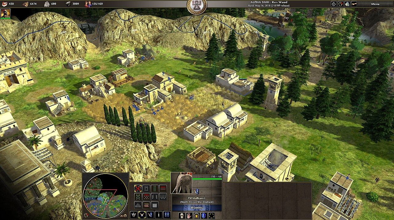 Screenshot of 0 A.D.
