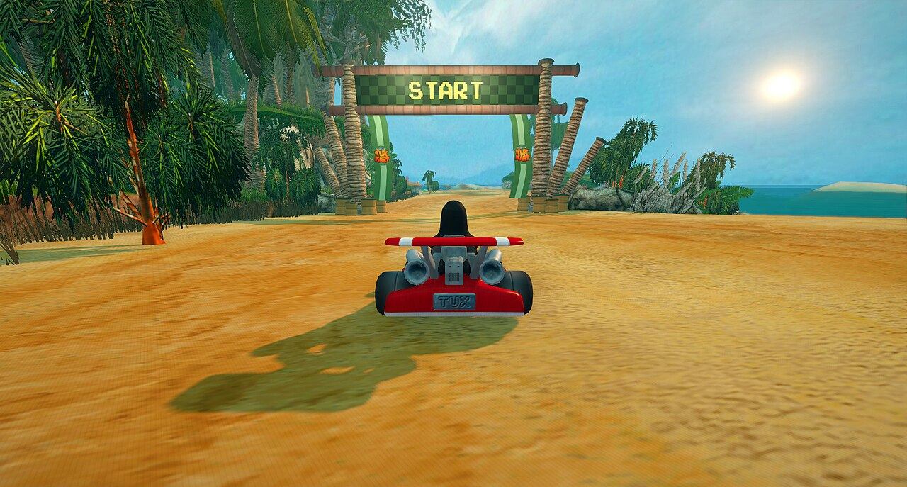 Screenshot of SuperTuxKart